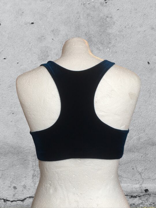Bralette „Tina“ Samt - petrol