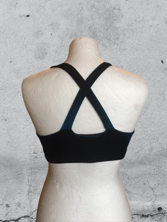 Bralette „Eva“ Samt - petrol