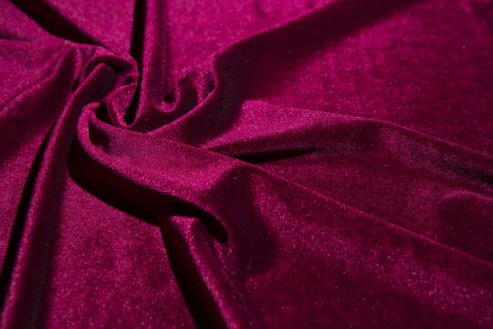 T-Shirtkleid „Kerstin 2.0“ Samt - bordeaux