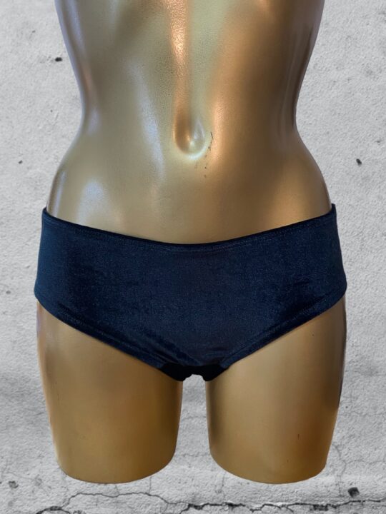 Panty „Schaggi“ Samt - schwarz