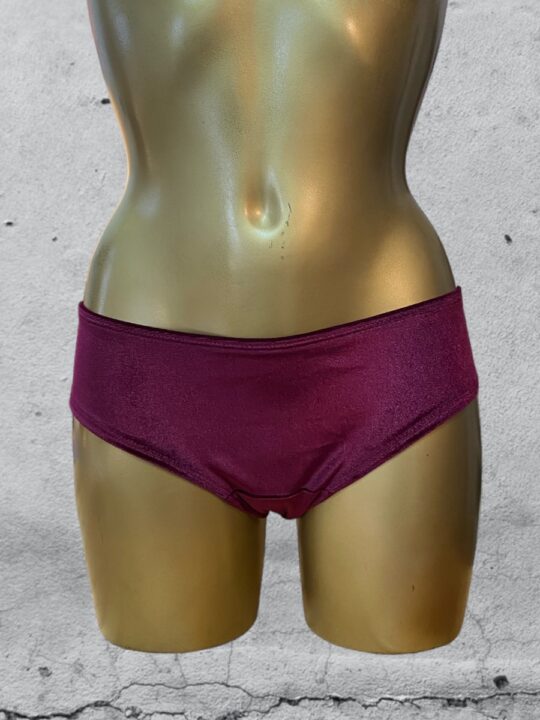 Panty „Schaggi“ Samt - bordeaux