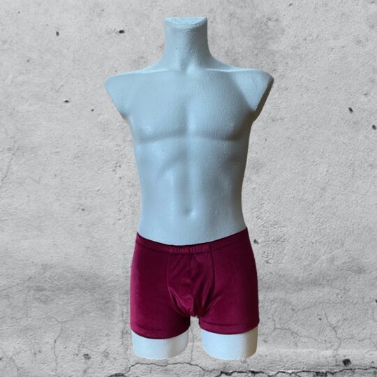 Boxershorts „Philipp“ Samt - bordeaux