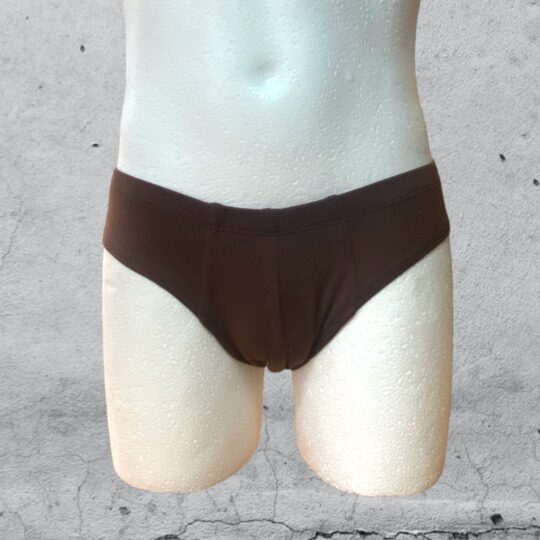 Slip „Achim“ Viskosejersey - schokobraun