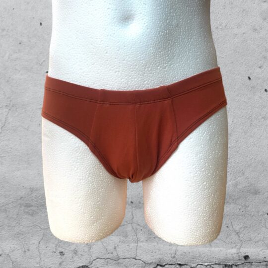 Slip „Achim“ Baumwolljersey - terrakotta