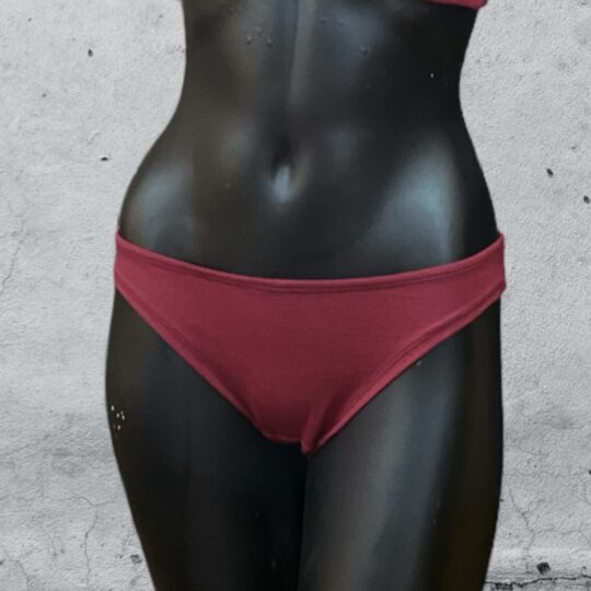 Slip „Inge“ Viskosejersey - bordeaux
