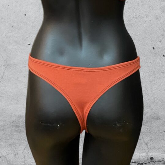 Tanga „Jule“ Baumwolljersey - terrakotta