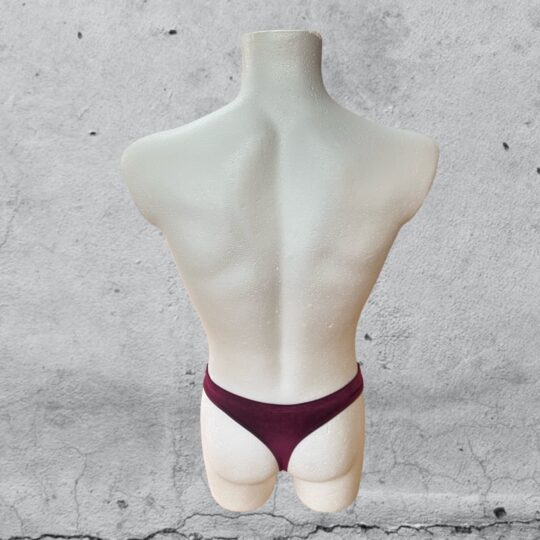 Tanga „Hubert“ Samt - bordeaux