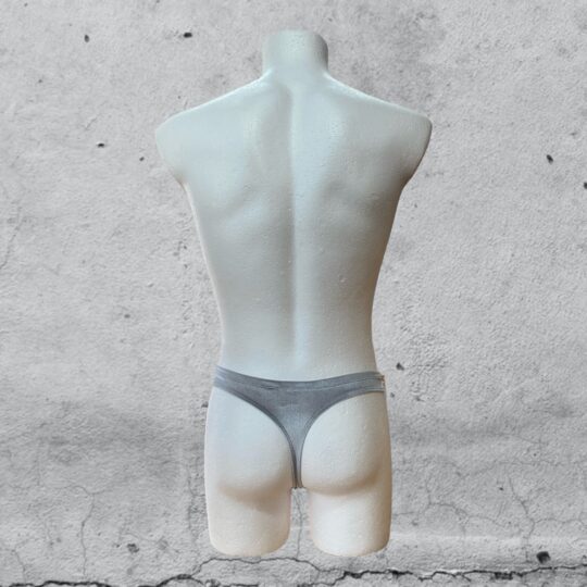 Tanga „Hubert“ Samt - silber
