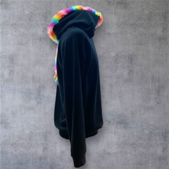 Hoodie „Franky“ Regenbogenflausch