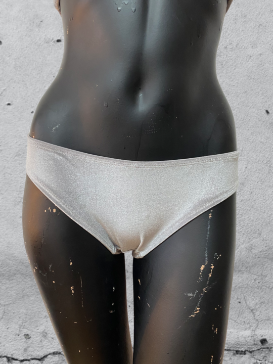 Slip „Inge“ Samt - silber